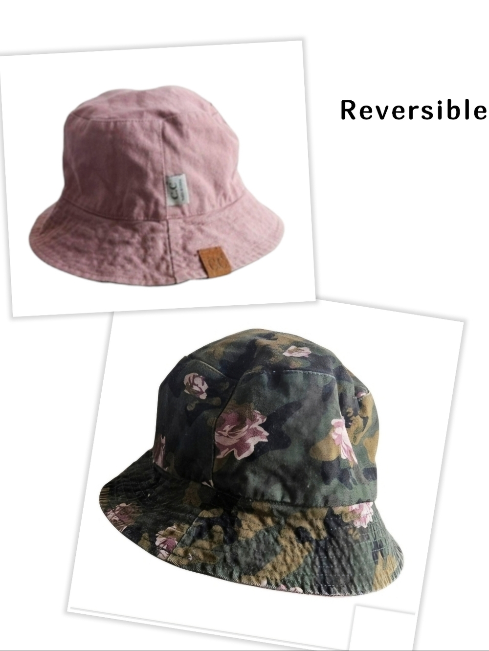 Reversible Floral Bucket Hat UPF 50+